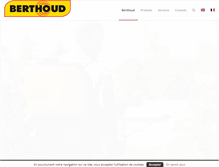 Tablet Screenshot of berthoud.fr